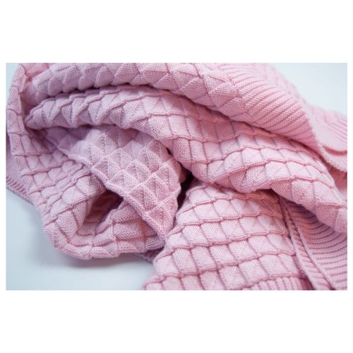 TRIANGLE PATTERN KNITTING BLANKET