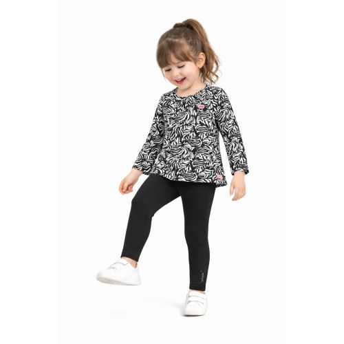 3-30M SPRING-SUMMER GIRLS STAR BLOUSE TİGHT SET