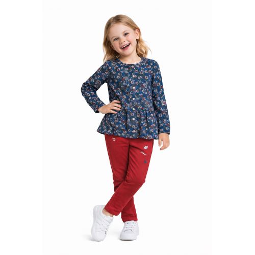 2-8Y SPRING-SUMMER GIRLS STAR TROUSERS BLOUSE SET