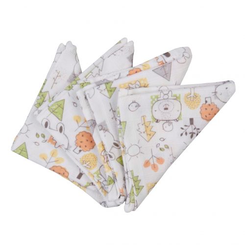 NEWBORN 25*25 MRS.NATURE 4 PİECES HANDKERCHİEF