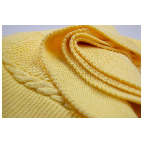 HAIR KNIT KNITWEAR BLANKET 