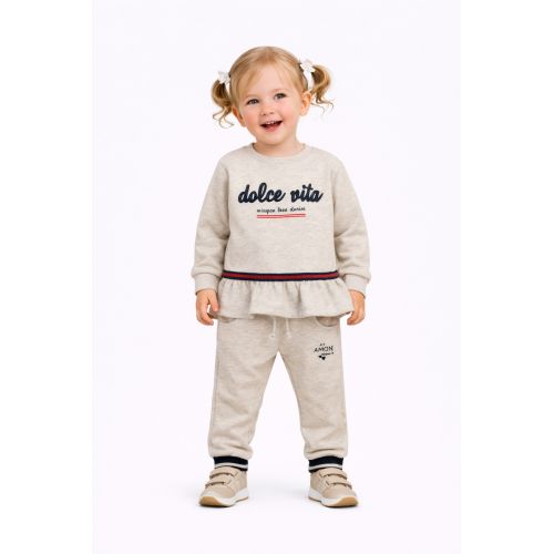3-30M AUTUMN-WINTER GIRLS TİAMO TRACKSUIT SET