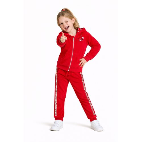 2-8Y AUTUMN-WINTER GIRLS TIAMO VELVET TRACKSUIT SET