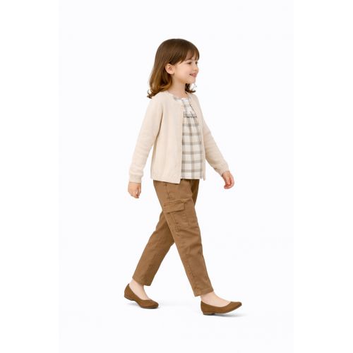 PINKY CARDIGAN BLOUSE GABARDINE PANTS SUIT
