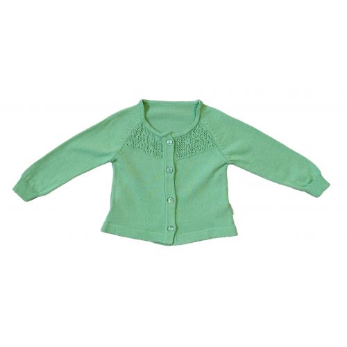 NEWBORN AJUR ÇİÇEK DESENLİ TRİKO HIRKA