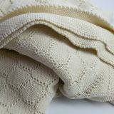 AJUR BAKLAVA PATTERN KNITWEAR BLANKET 