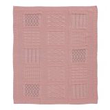 BOX PATTERN KNITWEAR BLANKET 