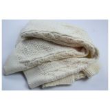 HAIR KNIT KNITWEAR BLANKET 