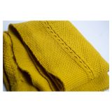 HAIR KNIT KNITWEAR BLANKET 