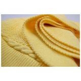 HAIR KNIT KNITWEAR BLANKET 