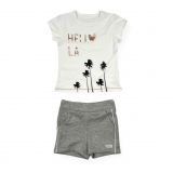 PALM SUIT WITH SHORTS