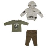 SHEEP KNITWEAR CARDIGAN 3 PİECES SET