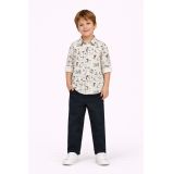 KING PRINT SHIRT TROUSERS SUIT