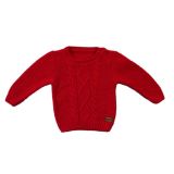 BICYCLE COLLAR HAIR BRAIDED KNITWEAR SWEATER