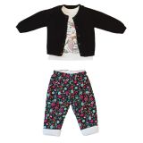 PARADISE KNITWEAR CARDIGAN PANTS SUIT