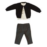 LAMB KNITWEAR CARDIGAN 3-PIECE SUIT