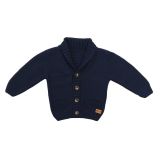 COLLARED KNIT CARDIGAN