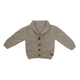 COLLARED KNIT CARDIGAN